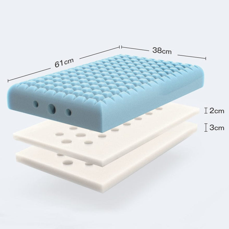 newentor adjustable memory foam pillow