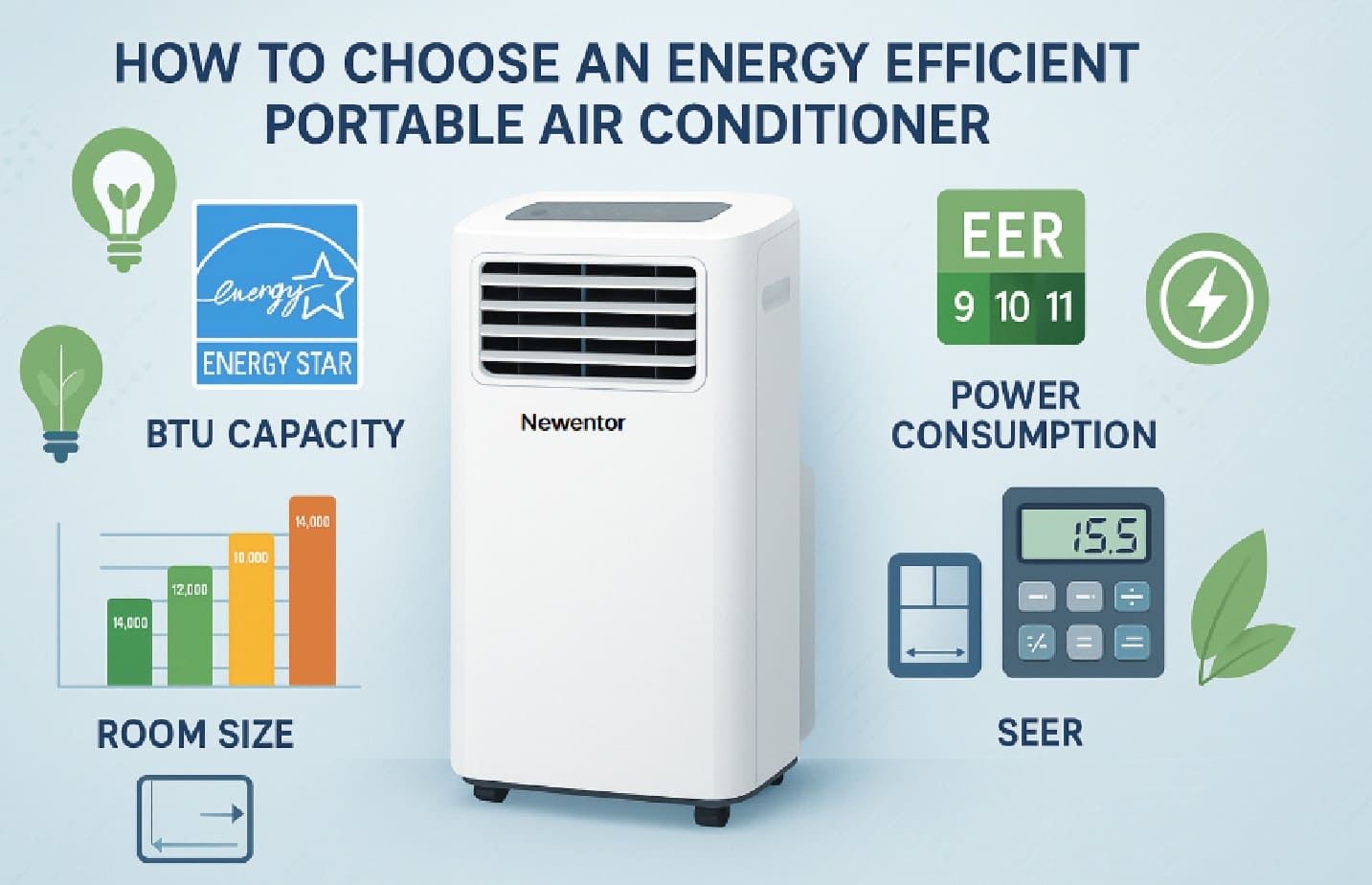 energy efficient portable air conditioner