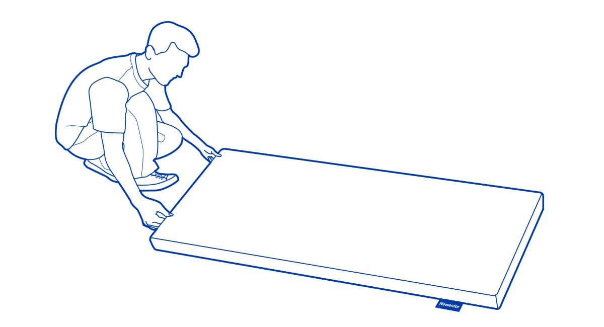 how to unpack newentor mattress step 3