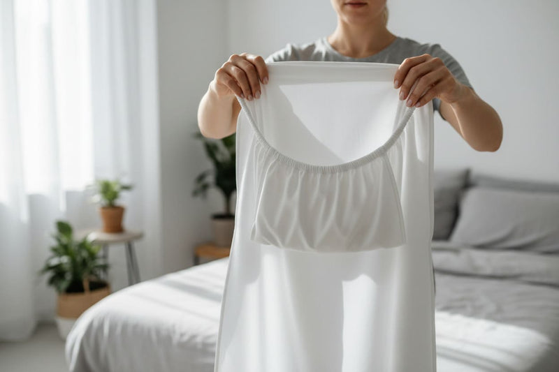 how to fold fitted sheet