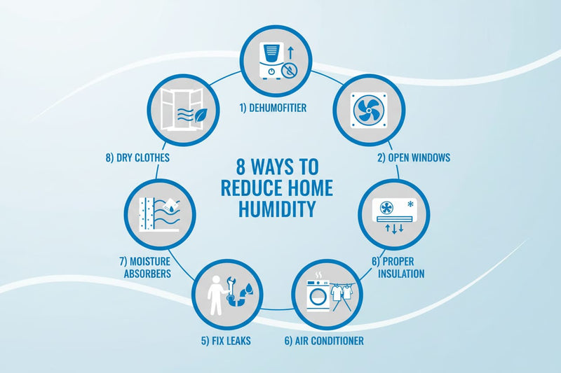 how do i reduce humidity in my house