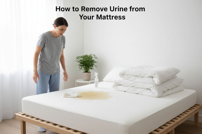 how to remove urine stains from mattress