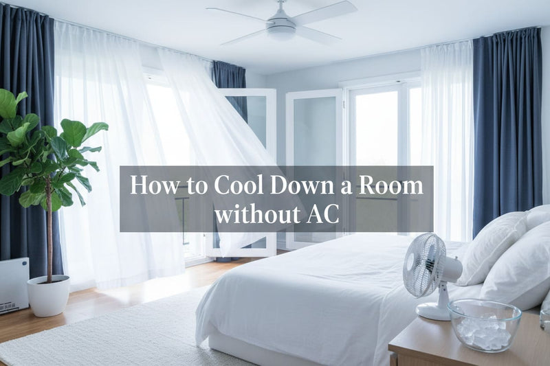 how to cool down a room without ac