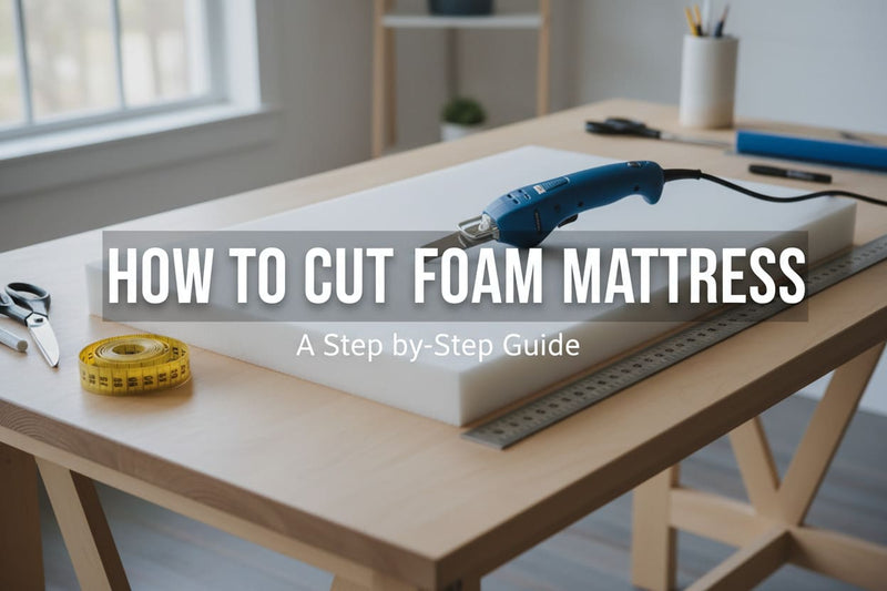 how to cut foam mattress