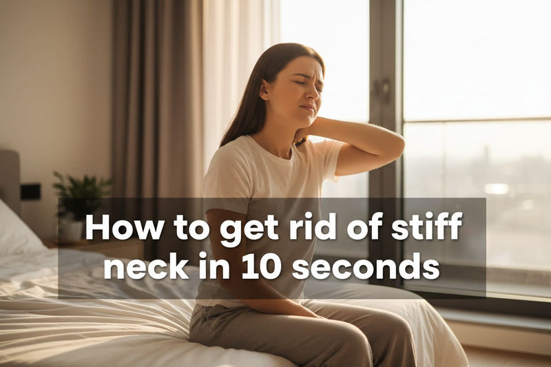 how to get rid of stiff neck in 10 seconds
