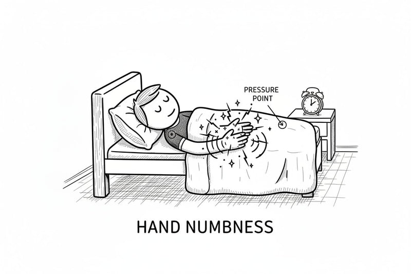 numb hands when sleeping