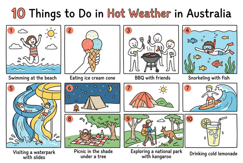 things to do in hot weather