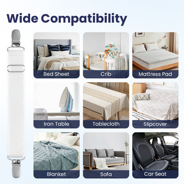 Mattresses Topper Holder Straps AR1