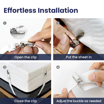 Mattresses Topper Holder Straps AR1