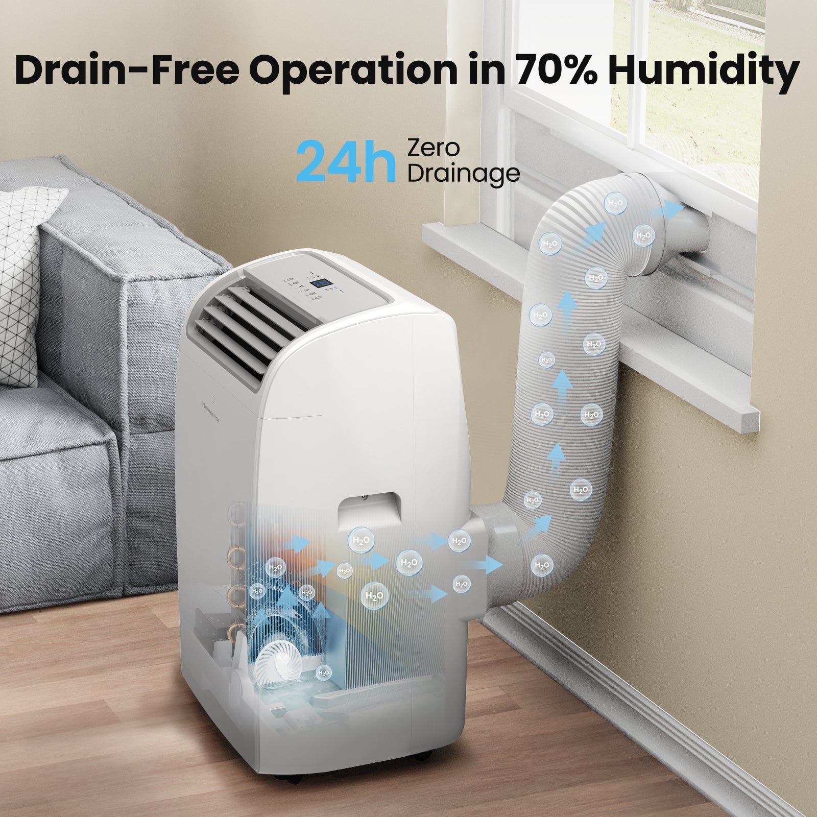 single hose portable ac
