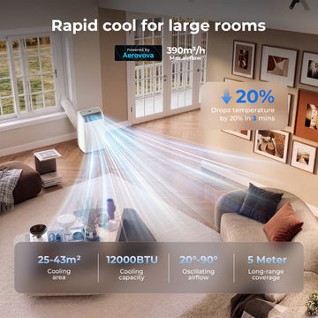 portable air conditioner for large rooms