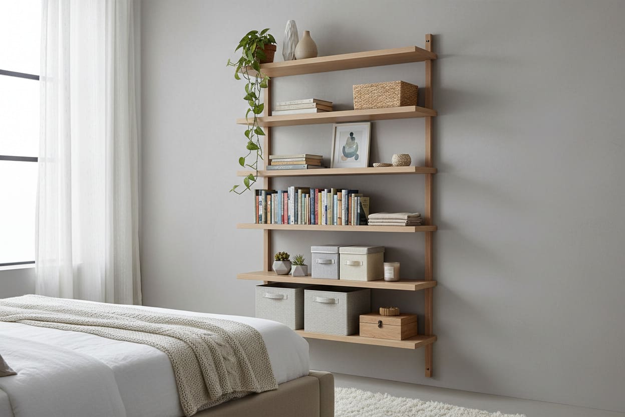 go vertical with shelving