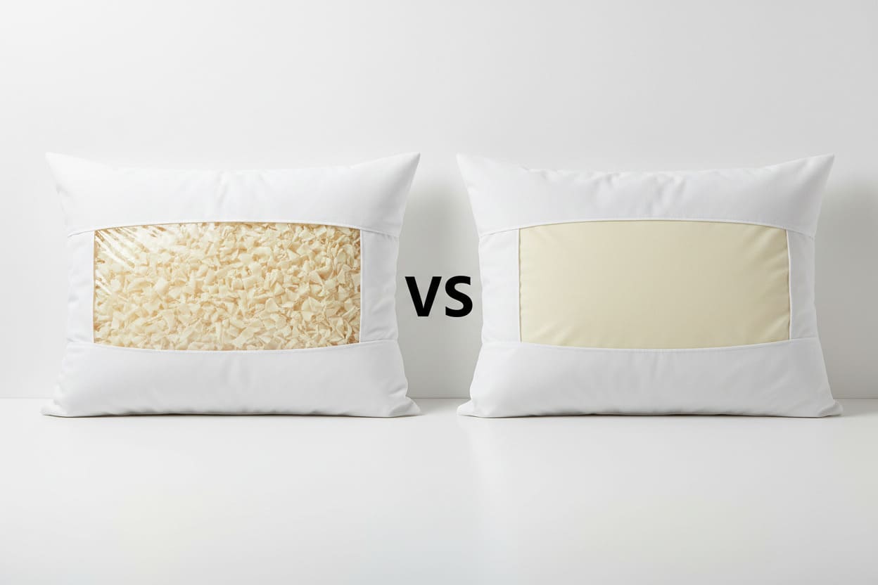 shredded memory foam pillow 