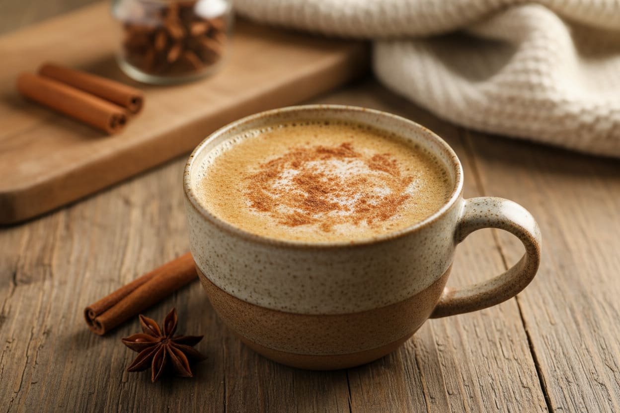 ashwagandha warm milk latte