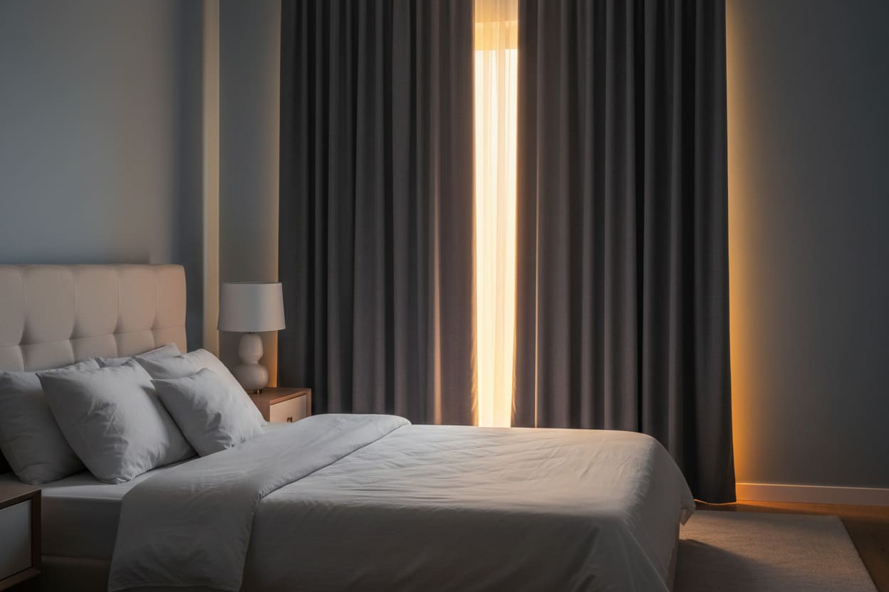 block sunlight to stop heat from entering