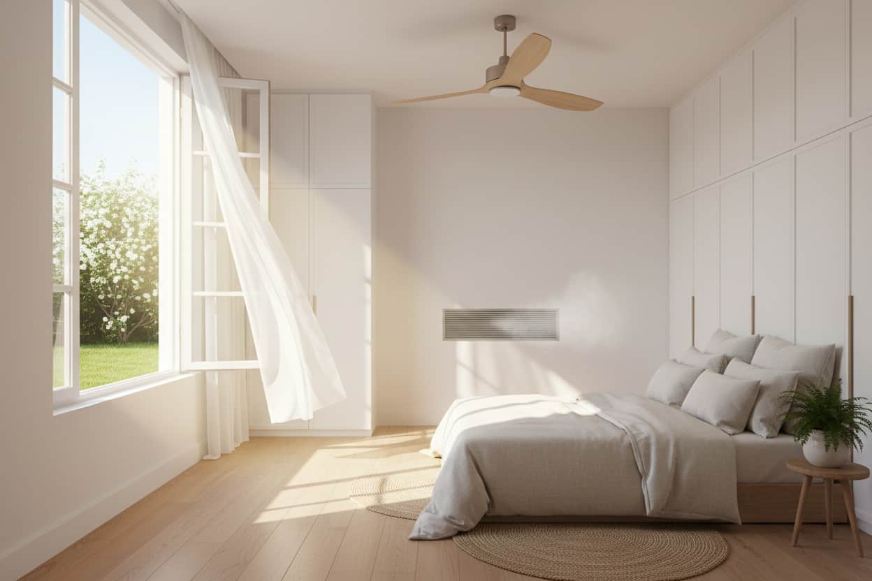 boost ventilation to drive out dampness