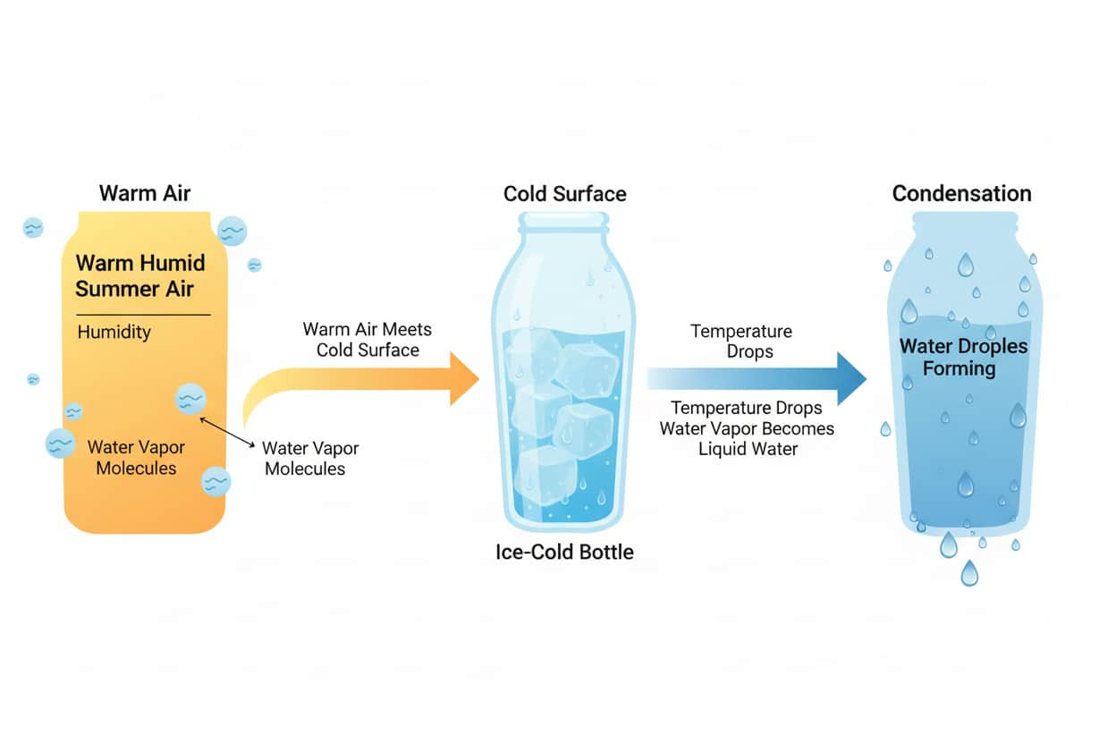 what causes condensation on windows