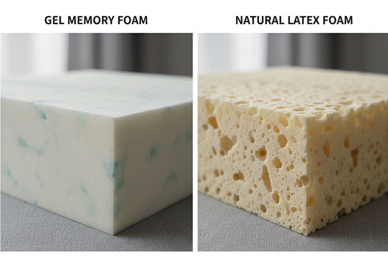 gel mattress topper vs latex