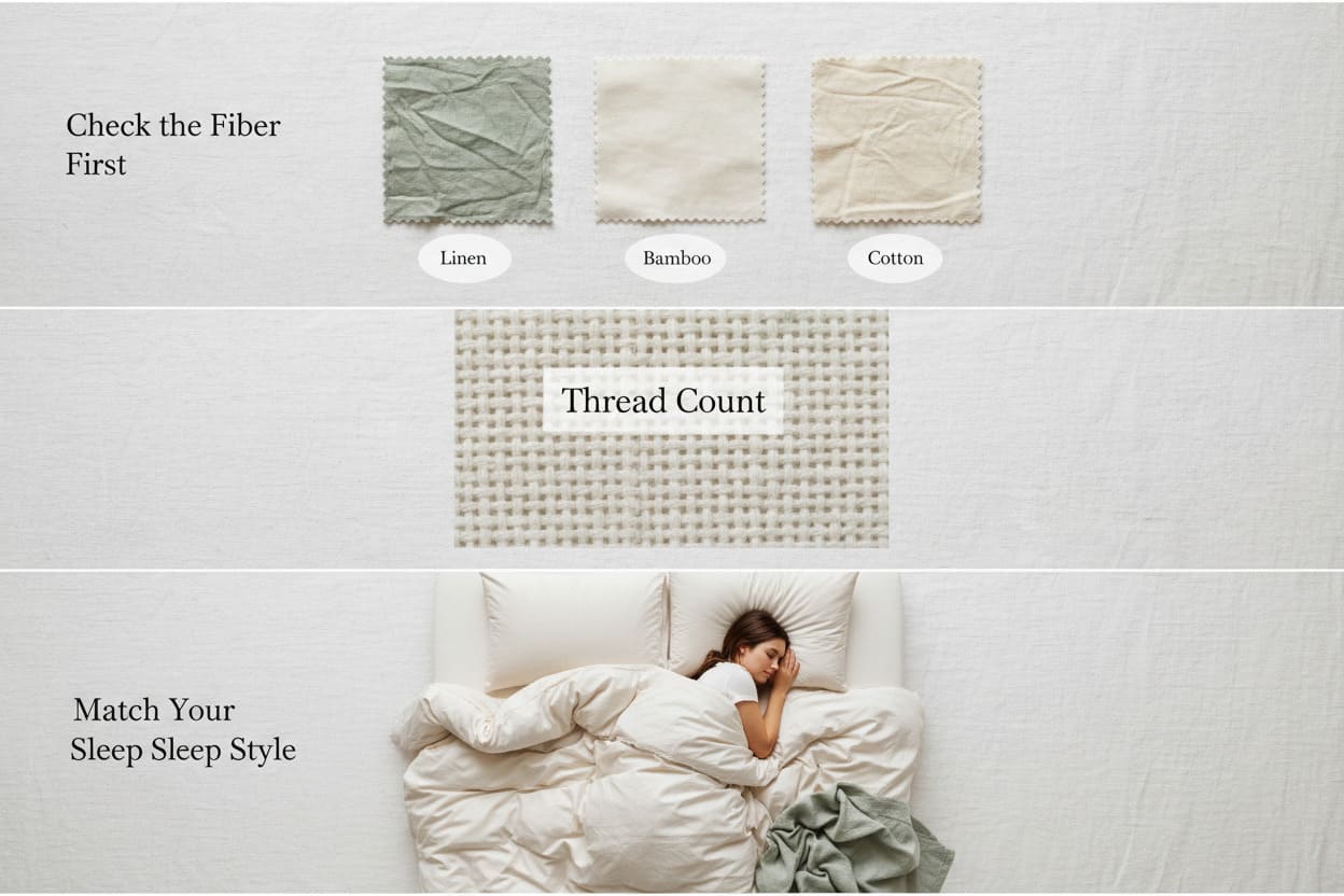 how to choose the best bed sheets