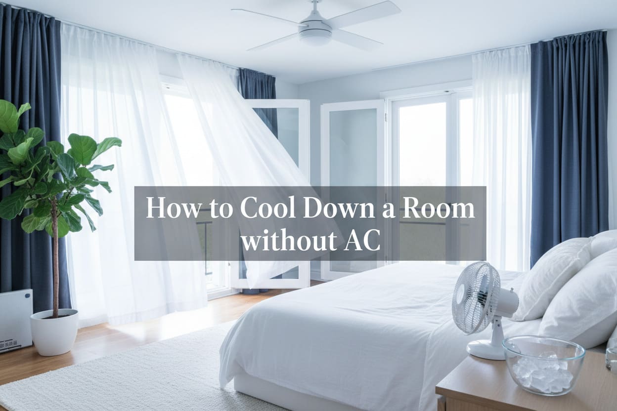 how to cool down a room without ac
