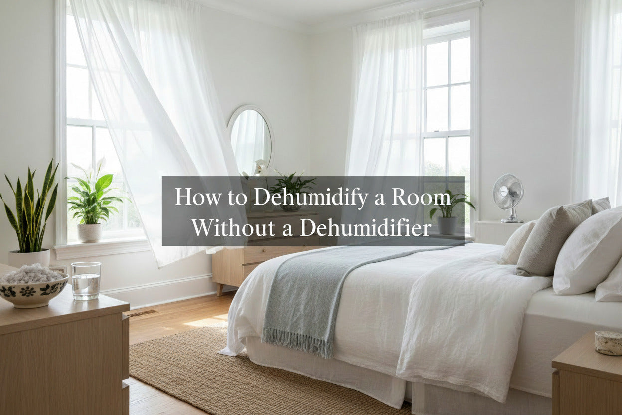 how to dehumidify a room without a dehumidifier