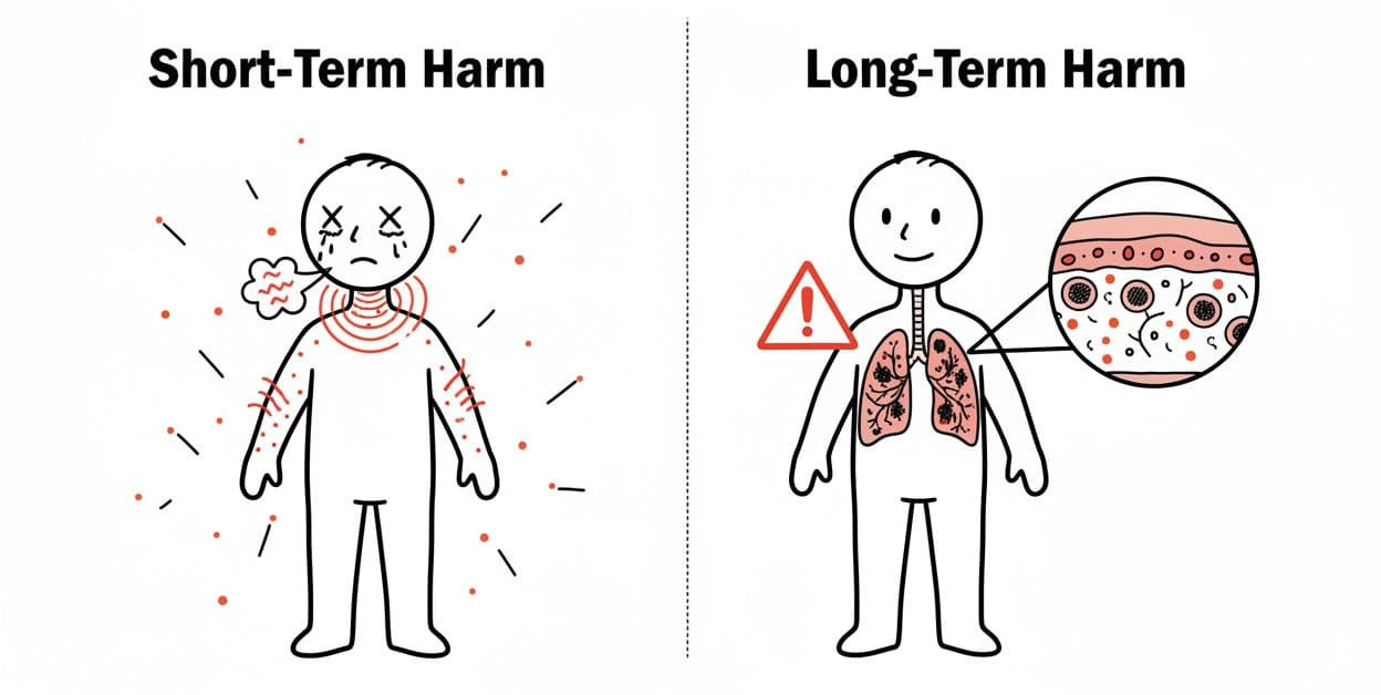 is fiberglass dangerous