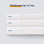 Newentor Memory Foam Mattress Topper