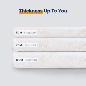 Newentor Memory Foam Mattress Topper