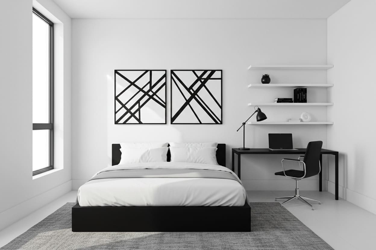 minimalist monochrome