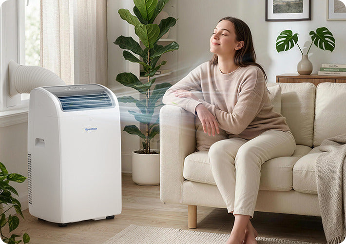 portable air conditioner with air filter