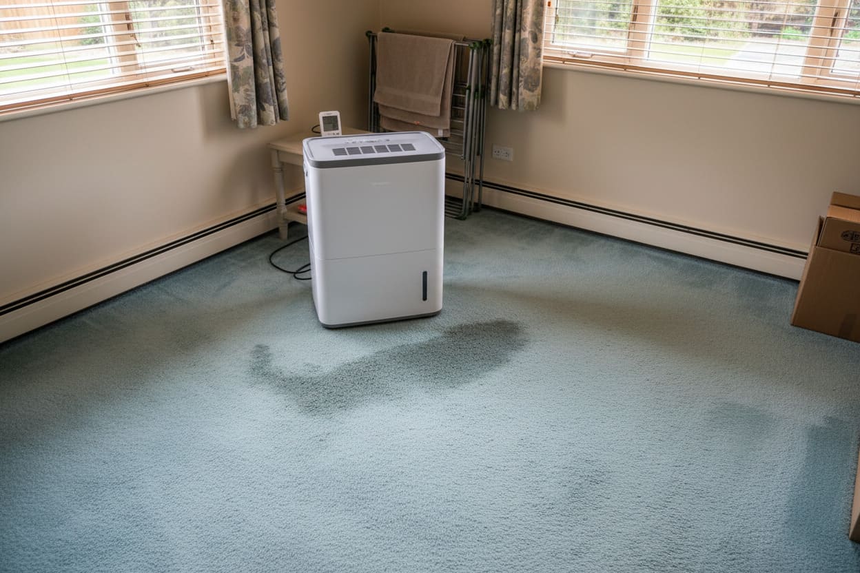 position the dehumidifier properly