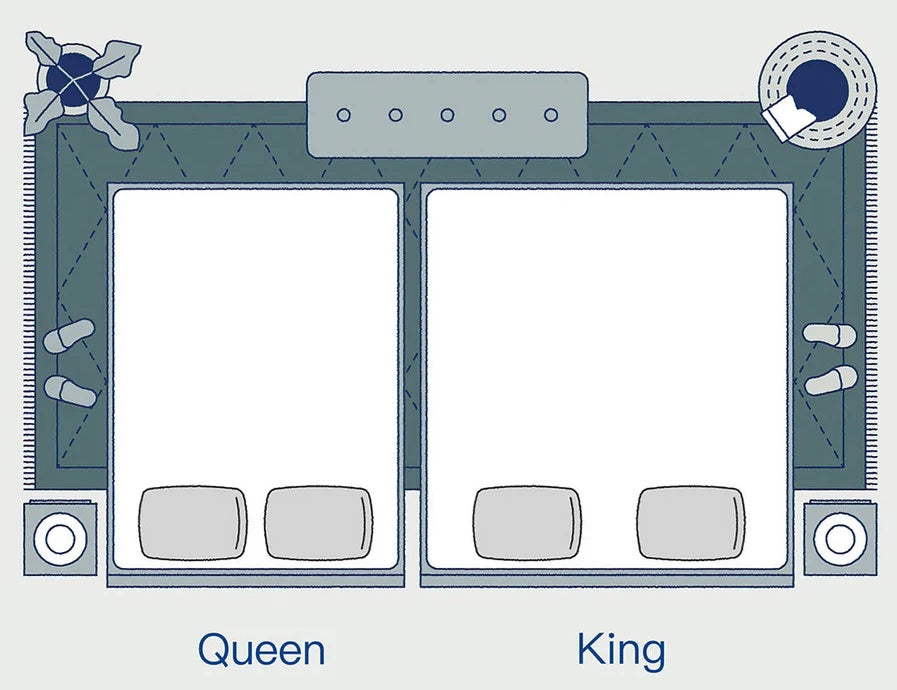 queen bed vs king bed