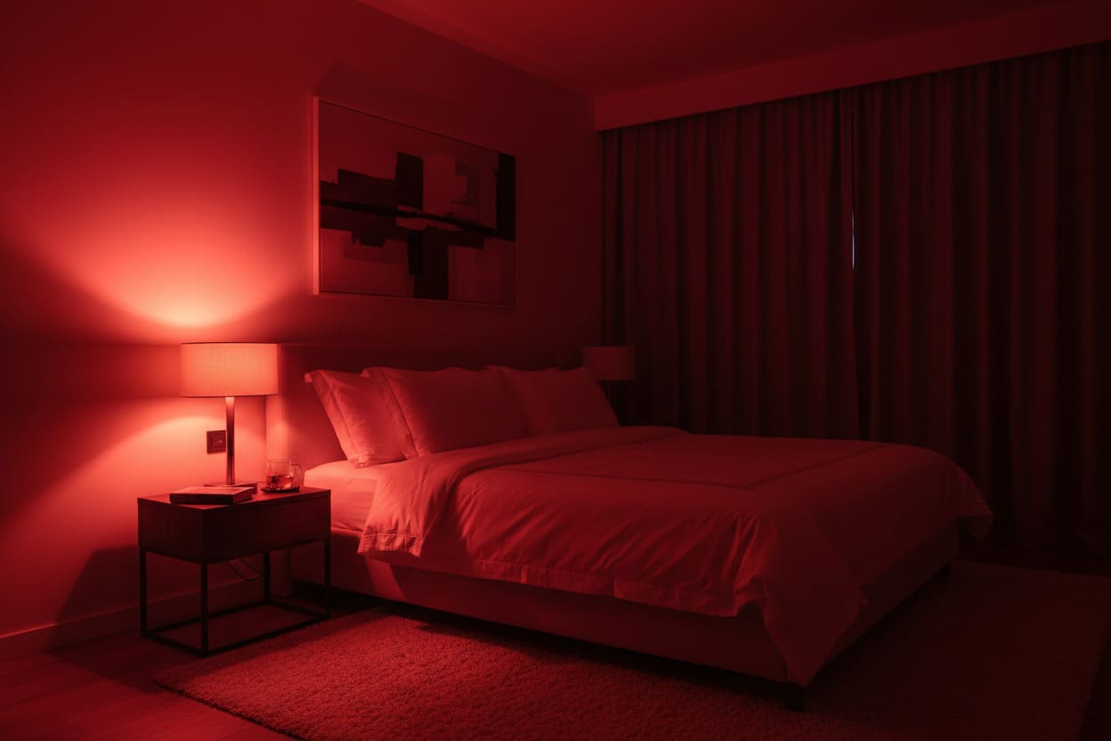 red light for sleep