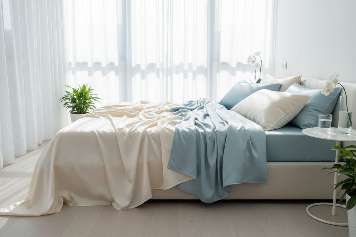 silk bedding