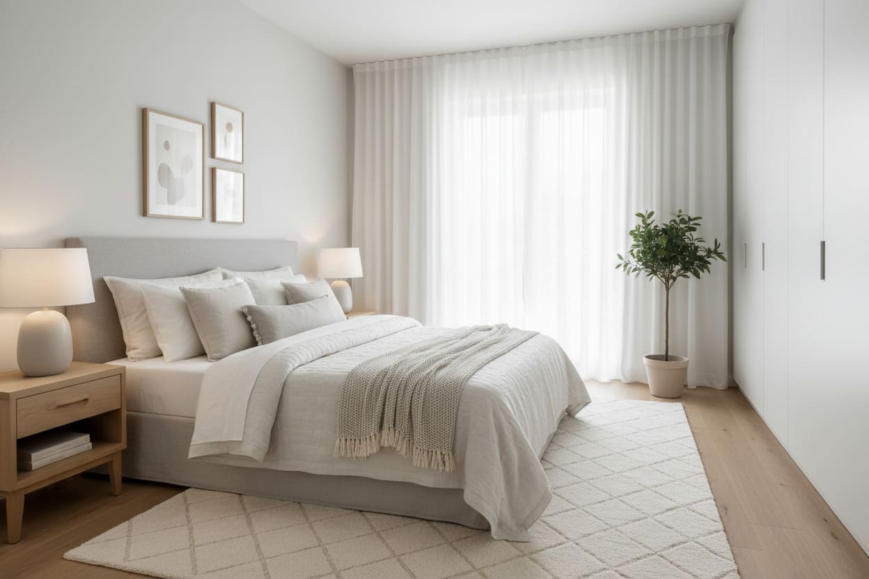 stick to a light colour palette