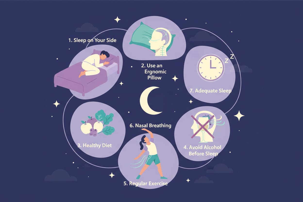 tips for reduce snoring