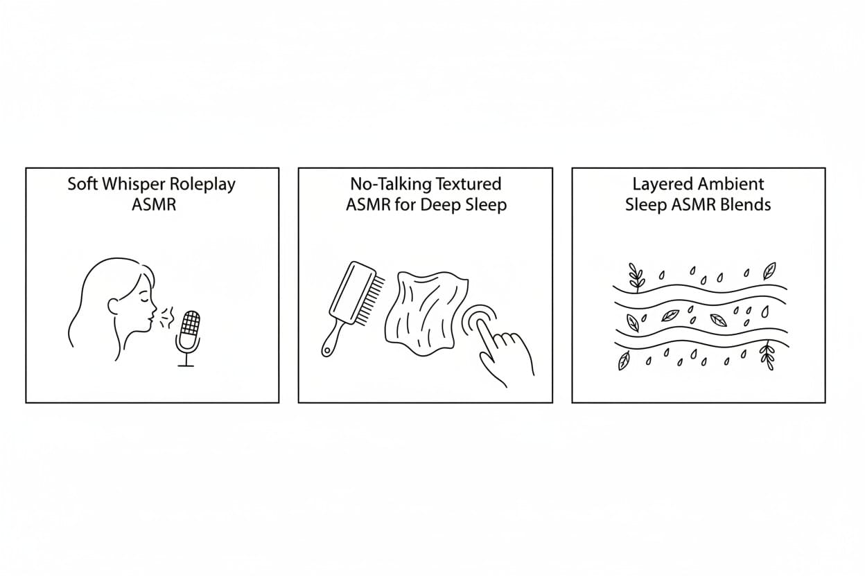 types of asmr videos for sleeping 