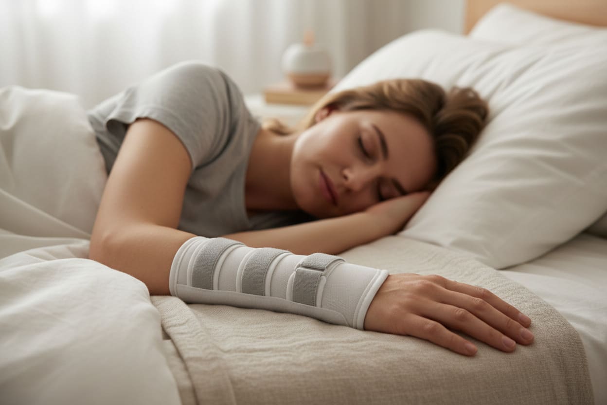 wear a night wrist splint