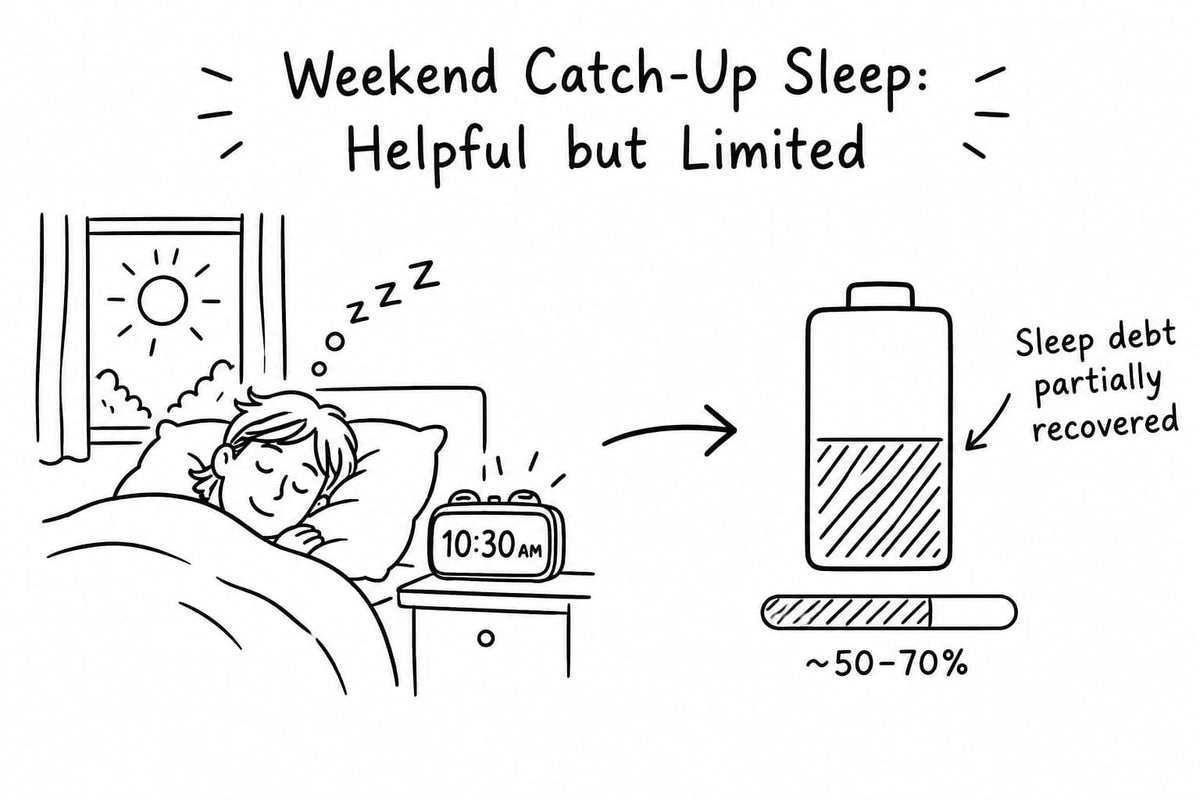 weekend catch-up sleep